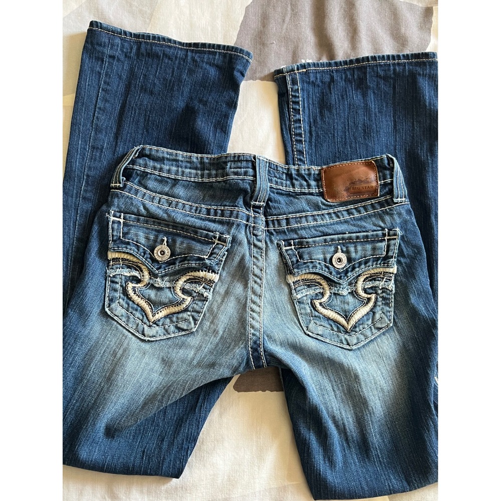 Big Star Blue Bootcut Jeans size 27L